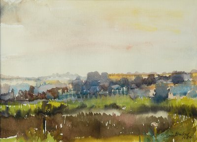 Fluss durch die Wiese von Brenda Brin Booker